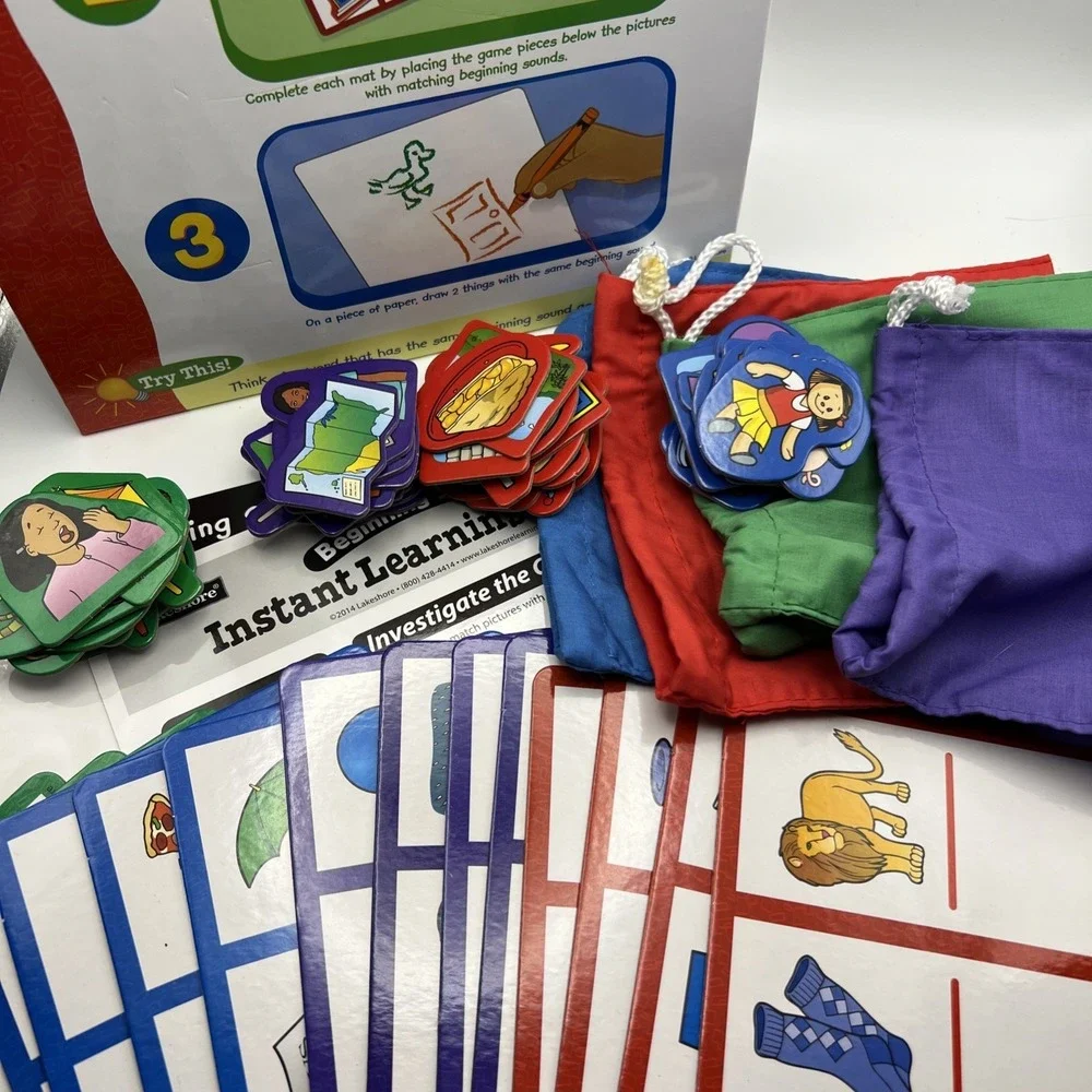 Lakeshore Beginning Sounds Instant Learning Center Reading Complete